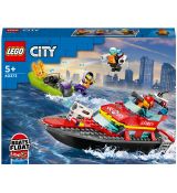 LEGO® City: Hasičská záchranná loď a čln (60373)