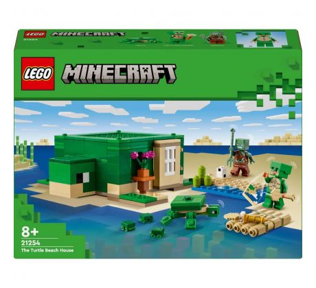 LEGO® Minecraft: Domček pri mori pre korytnačky (21254)