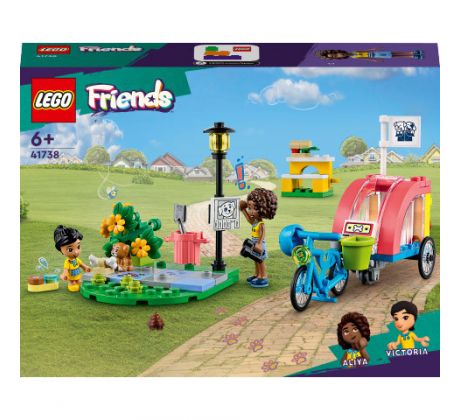 LEGO® Friends: Bicykel na záchranu psíkov (41738)