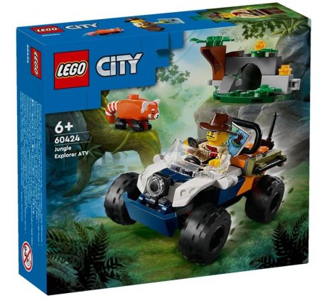 LEGO® City: Džunglový prieskumný ATV-Akcia s červenou pandou (60424)