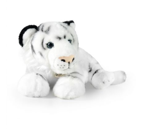 Plyšový tiger biely, 36 cm Eco-friendly