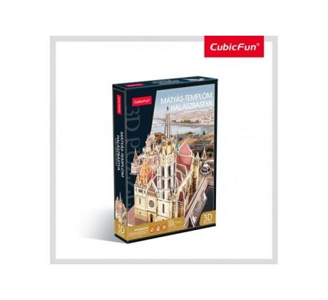 3D puzzle Matyášov chrám-Rybárska bašta