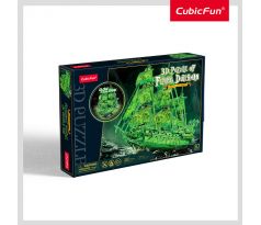 3D puzzle Lietajúci Holanďan loď Svietiace