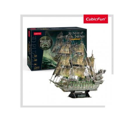 3D puzzle Lietajúci Holanďan loď LED