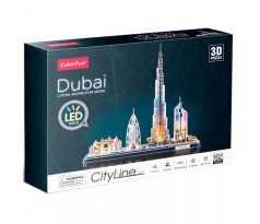 3D puzzle City Line Dubai LED