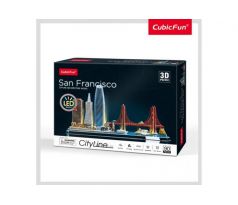 3D puzzle City Line San Francisco LED