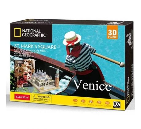 3D puzzle City Traveller Benátky