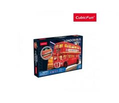 3D puzzle Double Decker-Londýn autobus LED