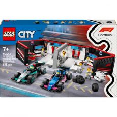 LEGO® City: F1 garáž, Mercedes-AMG a Alpine autá (60444)