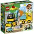 LEGO® DUPLO: Nákladiak a pásový bager (10931)