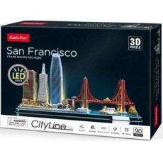 3D puzzle City Line San Francisco LED