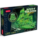 3D puzzle Lietajúci Holanďan loď Svietiace