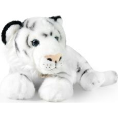 Plyšový tiger biely, 36 cm Eco-friendly